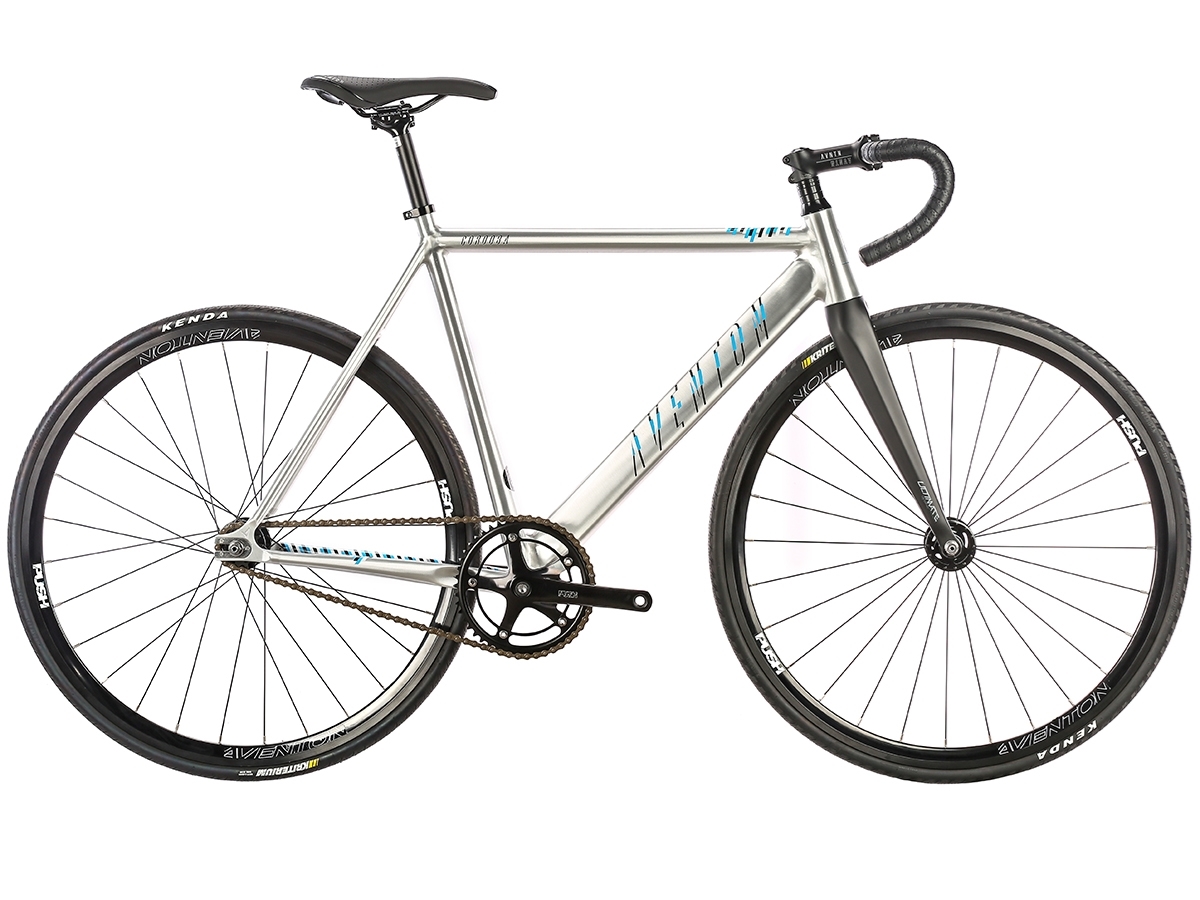 AVENTON CORDOBA FIXIE & SINGLE SPEED BIKE BLACK & POLISHED